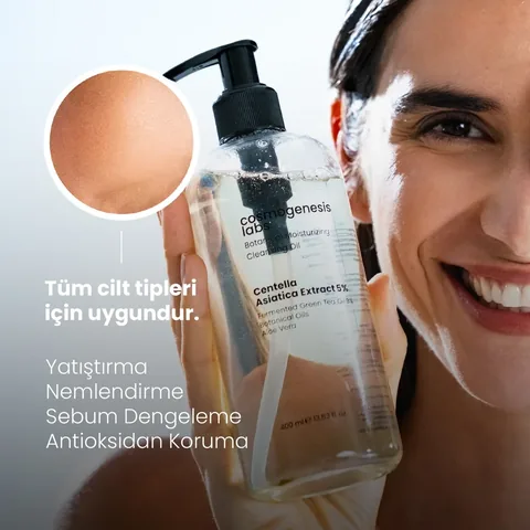 Cosmogenesis Labs Botanical Nemlendirici Temizleme Yağı 400 ml