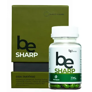 Cronos Pharma Be Sharp Dietary Supplement 30 Vegetable Capsules