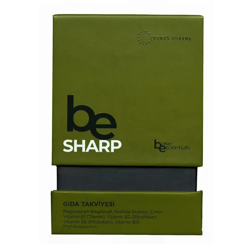 Cronos Pharma Be Sharp Food Supplement 30 herbal Capsules