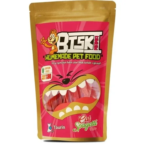 Biskimama Huhn & Lachs Katzenpasta Leckerlis - 30g