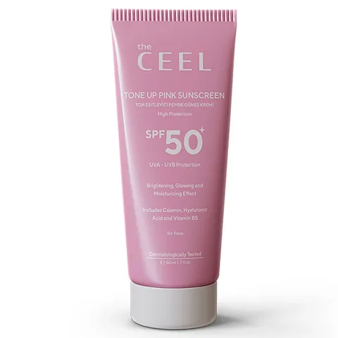 The Ceel واقي الشمس ذا سيل تون إيكوالايزر بعامل حماية من الشمس 50 وردي 50 مل