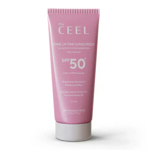 The Ceel واقي الشمس ذا سيل تون إيكوالايزر بعامل حماية من الشمس 50 وردي 50 مل