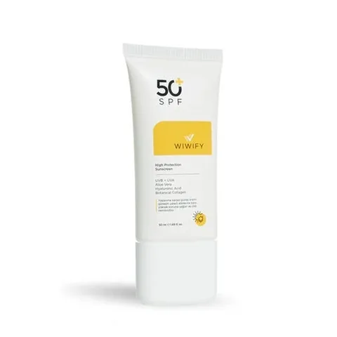 Солнцезащитный крем Wiwify SPF 50+ от пятен высокой защиты 50 мл