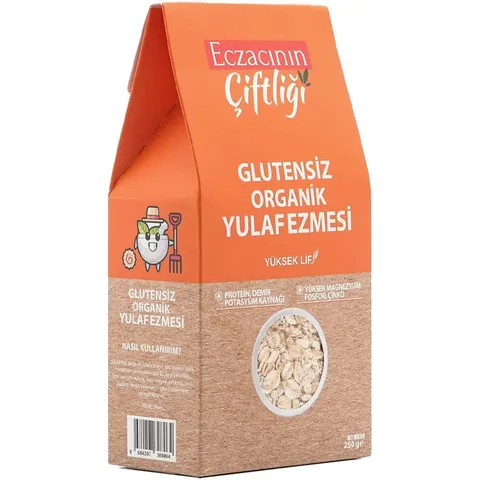 Eczacının Çiftliği Apothecary's Farm Gluten Free Organic Oatmeal 250 g