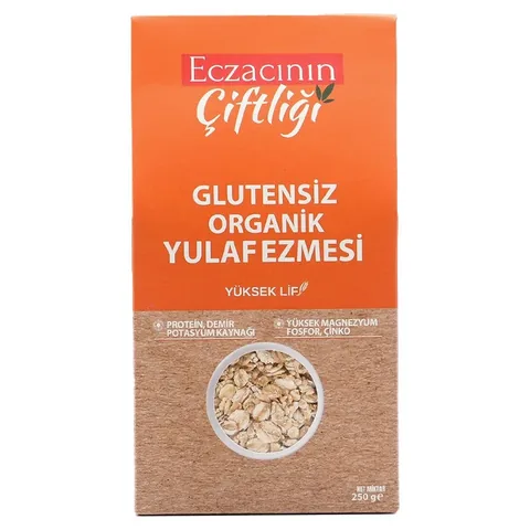 Eczacının Çiftliği Apothecary's Farm Gluten Free Organic Oatmeal 250 g