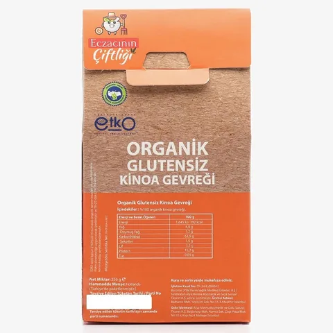 Органические безглютеновые хлопья киноа 250 г от Eczacının Çiftliği