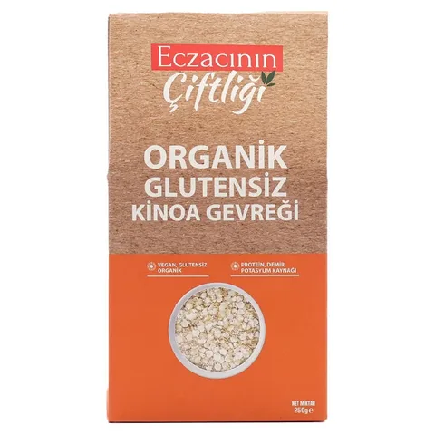 Органические безглютеновые хлопья киноа 250 г от Eczacının Çiftliği