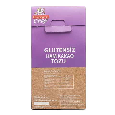 Eczacının Çiftliği Apothecary's Farm Gluten Free Raw Cocoa Powder 150 gr
