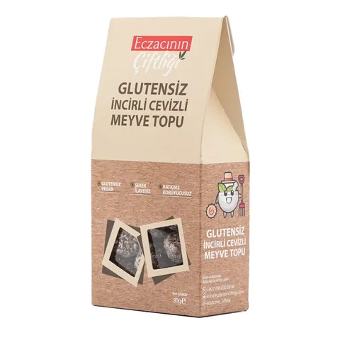Eczacının Çiftliği Apothecary's Farm Gluten-free Fig And Walnut Fruit Ball 90 gr