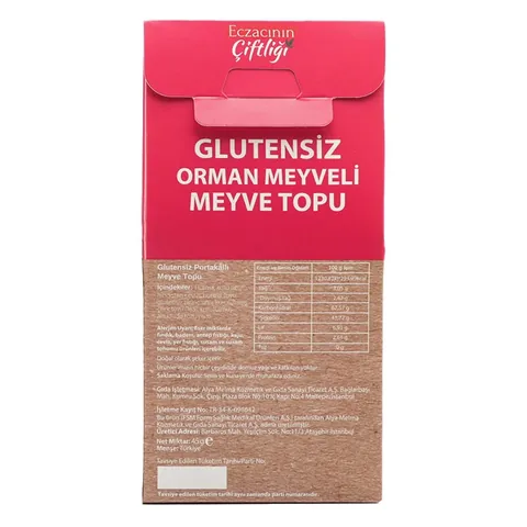 Eczacının Çiftliği Apothecary's Farm Gluten Free Forest Fruits Fruit Ball 45 g