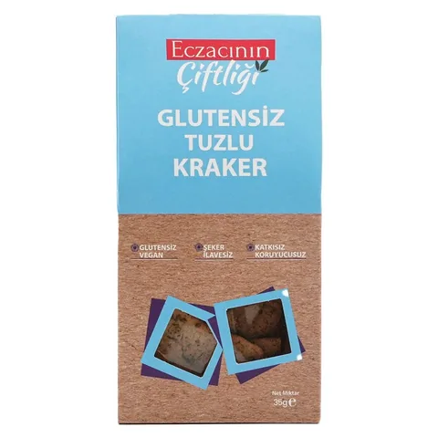 Безглютеновые соленые крекеры 35 г от Eczacının Çiftliği