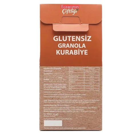 Безглютеновые гранола-печенья 50 г от Eczacının Çiftliği