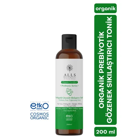 Alls Biocosmetics Organic Prebiotic Pore Tightening Tonic 200 ml