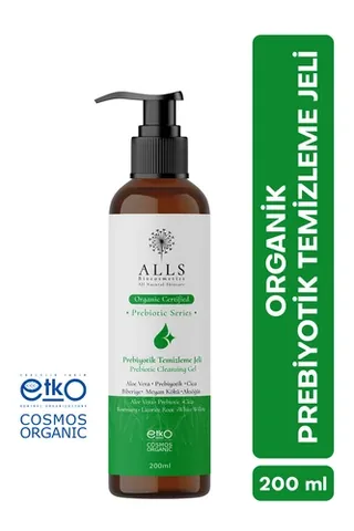 Органический пребиотический очищающий гель 200 мл от Alls Biocosmetics