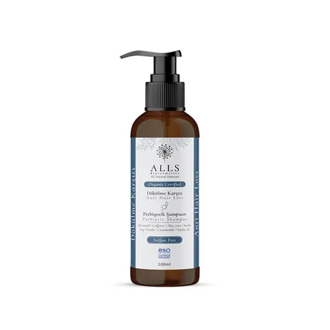 Alls Biocosmetics Bio Präbiotisches Anti-Haarausfall Shampoo 100ml