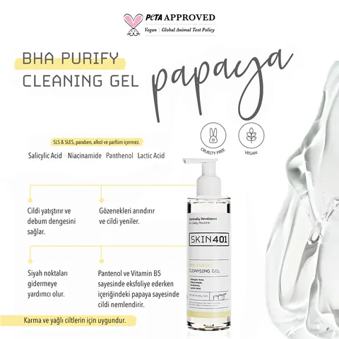 Skin401 BHA Reinigungs-Gel - 200ml