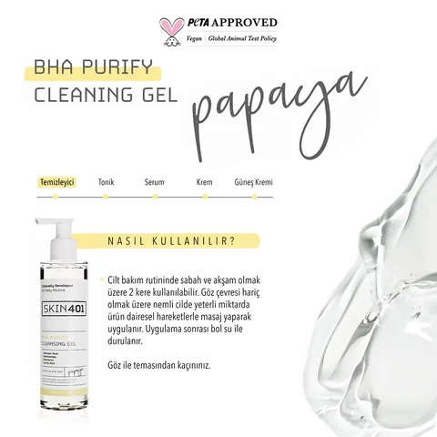 Skin401 BHA Reinigungs-Gel - 200ml