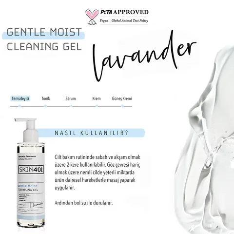 Skin401 Sanftes Feuchtigkeitsreinigungs-Gel - Hydratisierend 200 ml