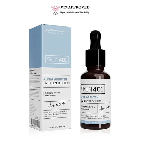 Skin401 Alpha Arbutin Serum - Aufhellend &amp; Gleichmäßiger Hautton 30ml