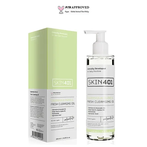 Skin401 calendula Pure Fresh Cleansing Oil 200 ml