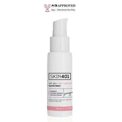 Солнцезащитный крем Skin401 SPF 50 с розовым оттенком 50 мл