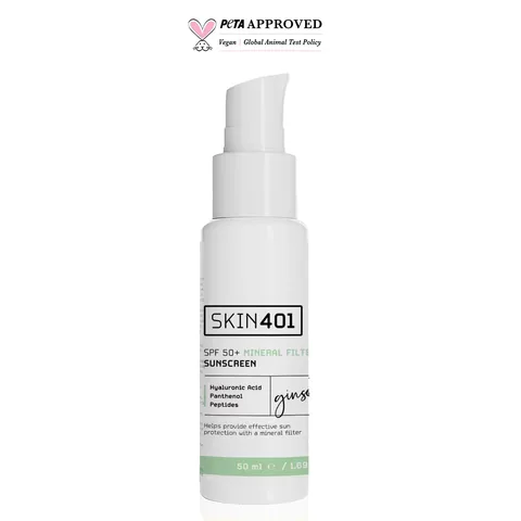 Skin401 spf 50 mineral Filter Sunscreen 50 ml