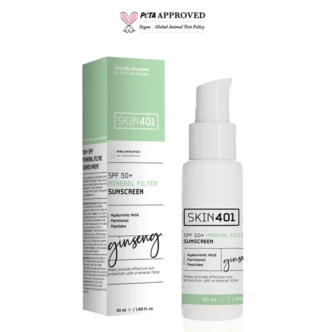 Skin401 spf 50 mineral Filter Sunscreen 50 ml