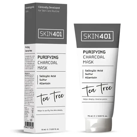 Skin401 قناع الفحم المنقي من سكين401، 75 مل