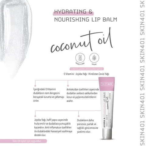Skin401 Pflegender Feuchtigkeitsspendender Lippenbalsam 15ml