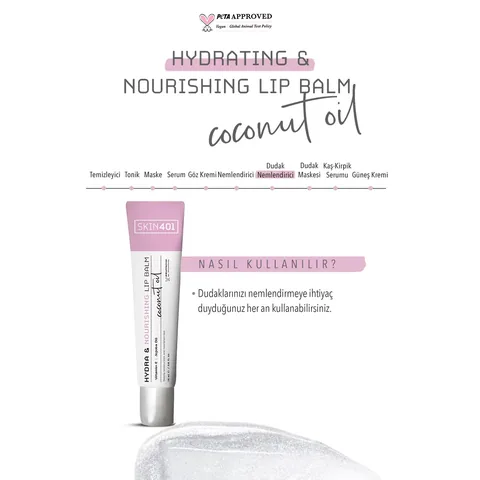 Skin401 Pflegender Feuchtigkeitsspendender Lippenbalsam 15ml