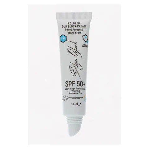 Bilge Ozturk SPF50 Tönende Zink-Sonnencreme 15ml