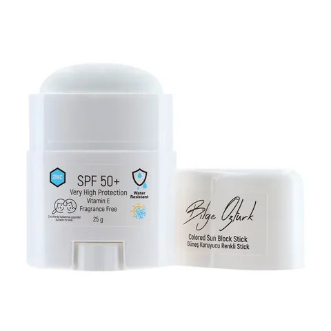 Солнцезащитный бальзам Bilge Öztürk цветной белый SPF 50 25 г
