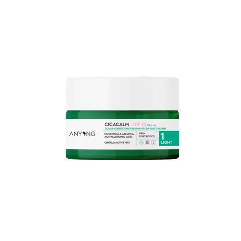 Крем для выравнивания тона и против покраснений Anyong Cica Tiger Grass с SPF 20, 30 мл
