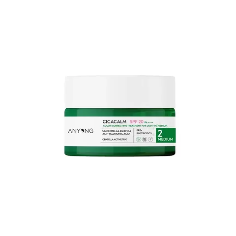 Крем для выравнивания тона и против покраснений Anyong Cica Tiger Grass Средний, 20 SPF 30 мл