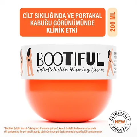 Bootiful Anti Cellulite Firming Cream 200 ml