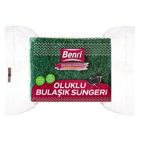 Benri Corrugated Dishwashing Sponge for Easy Oil &amp; Dirt Removal