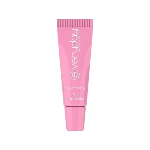 Трио бальзамов для губ клубничное увлажняющее от Everyday Beauty