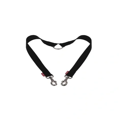 Doca Double Black Woven Travel Strap - плетёный ремень для путешествий, 1.5x50 см, DP35-02574