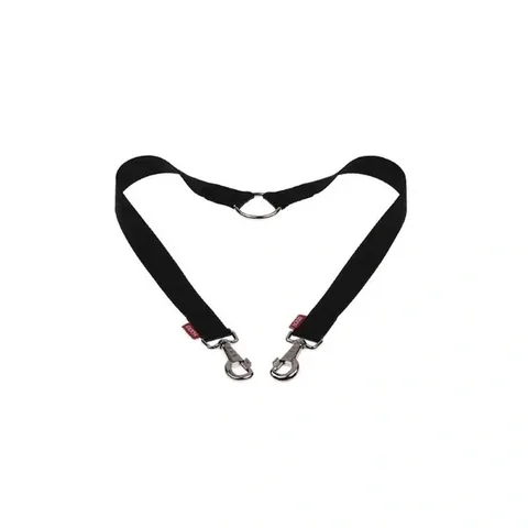 Дока DP35-02590 Двойной черный тканевый ремень для путешествий 50 см