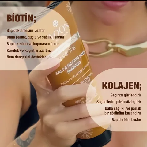 Yoon Collagen Biotin B7 moisturizing Vegan Shampoo 250 ml