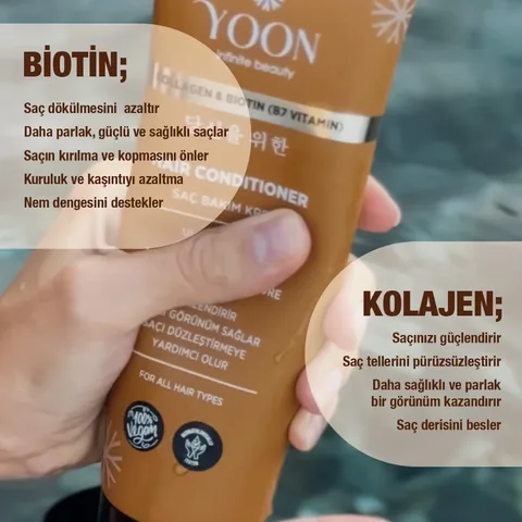 YOON Biotin B7 & Kollagen Vegane Haarpflegecreme 200ml