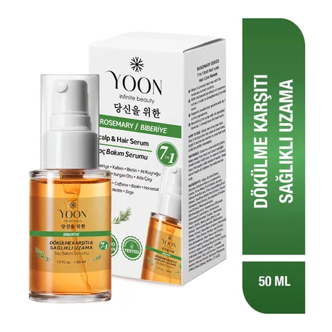 Yoon Anti Hair Loss Helps Fast Hair Growth 7 active Rosemary Hair Care Scalp Serum 50 ml