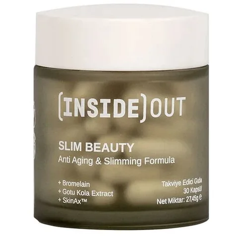 INSIDEOUT Slim Beauty Anti-Aging Schlankheitskapseln, 30 Stück
