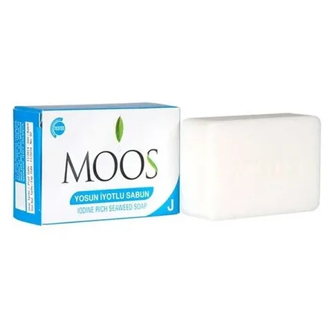 Moos Seaweed Iodized Soap 100g - Natural Iodine Cleanser