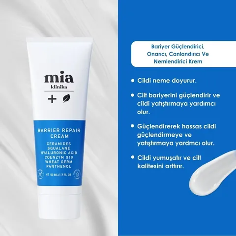 Mia Klinika كريم ميا كلينيكا المنعش والمرطب 50 مل