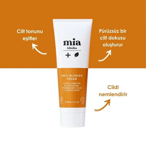 Mia Klinika Skin Whitening Tone Equalizing Anti-blemish Cream 50 ml