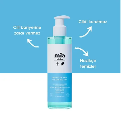Mia Clinika Face Cleanser for Dry and Sensitive Skin - 200 ml