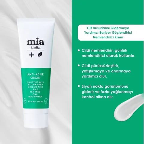 Mia Klinika Moisturizing Cream For Irregular Skin 50 ml