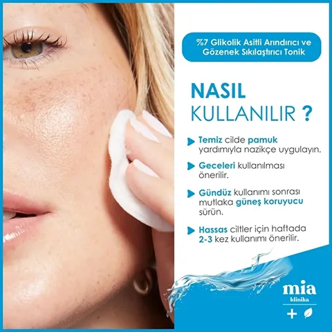 Mia Clinica 7% Glykolsäure reinigendes und straffendes Gesichtswasser - 200 ml