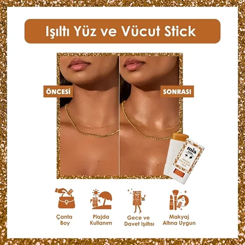 Shiny Stick for Face and Body by Mia Clinica - 17 grams